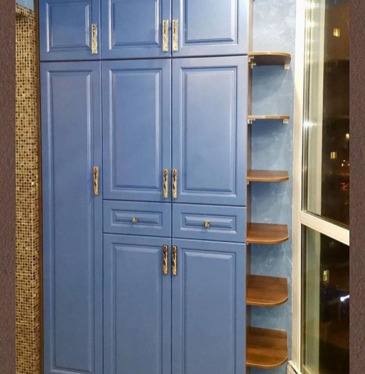 Распашные шкафы-Шкаф с распашными дверями по размеру «Модель 52»-фото2