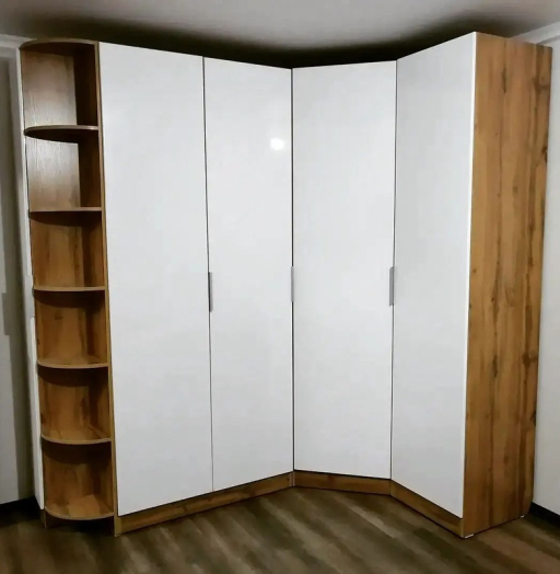 Шкафы-Белый шкаф по размеру «Модель 133»-фото5